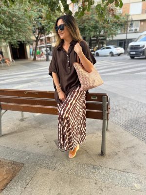 CAMISA OVERSIZE TRES BOTONES