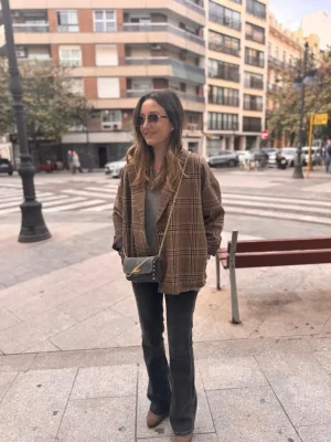 CHAQUETA TRAJE CUADROS