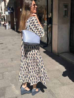 VESTIDO M/ABULLONADA PRINT