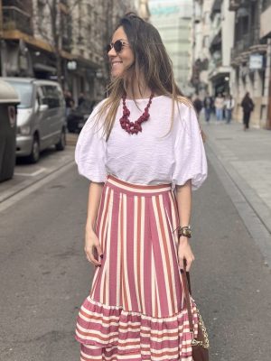 CAMISA LISA M/ABULLONADA