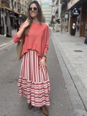 FALDA RAYAS VOLANTE