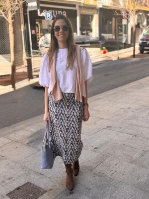 FALDA PRINT ALGODÓN