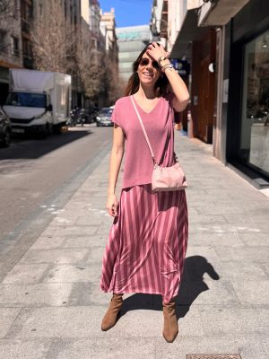FALDA RAYAS BICOLOR