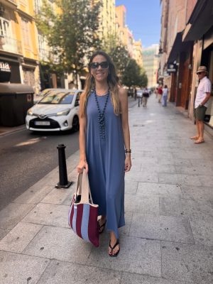 VESTIDO LISO PUNTO DE SEDA