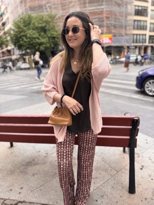 PANTALÓN PRINT PUNTO DE SEDA