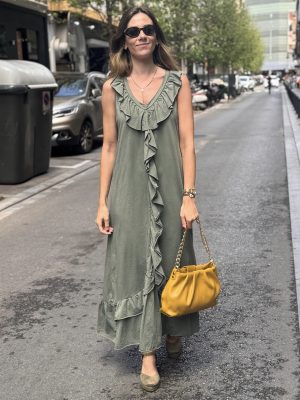 VESTIDO PICO VOLANTE