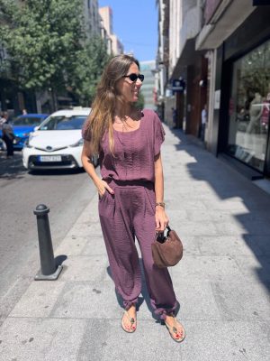 PANTALÓN BAJO LAZOS