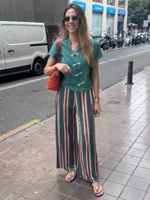 PANTALÓN RAYAS PUNTO DE SEDA