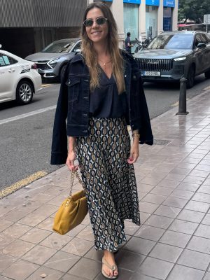FALDA ESTAMPADO CADENAS