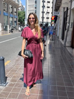 VESTIDO M/CORTA FAJÍN