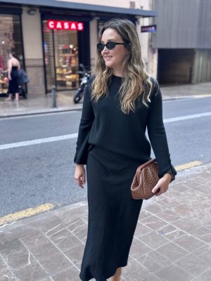 FALDA MIDI VISCOSA