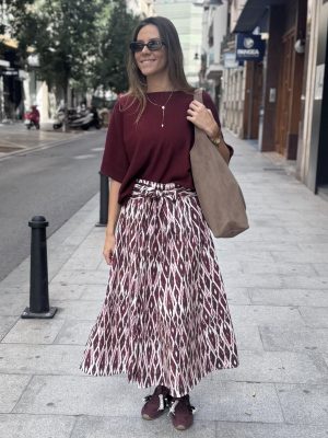 FALDA PRINT FAJÍN LAZO