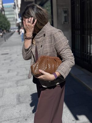 CHAQUETA C/MAO CUADROS