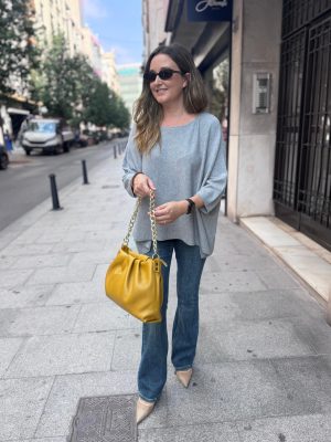 JERSEY PONCHO MANGA TRES CUARTOS